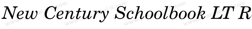 New Century Schoolbook LT Roman字体转换